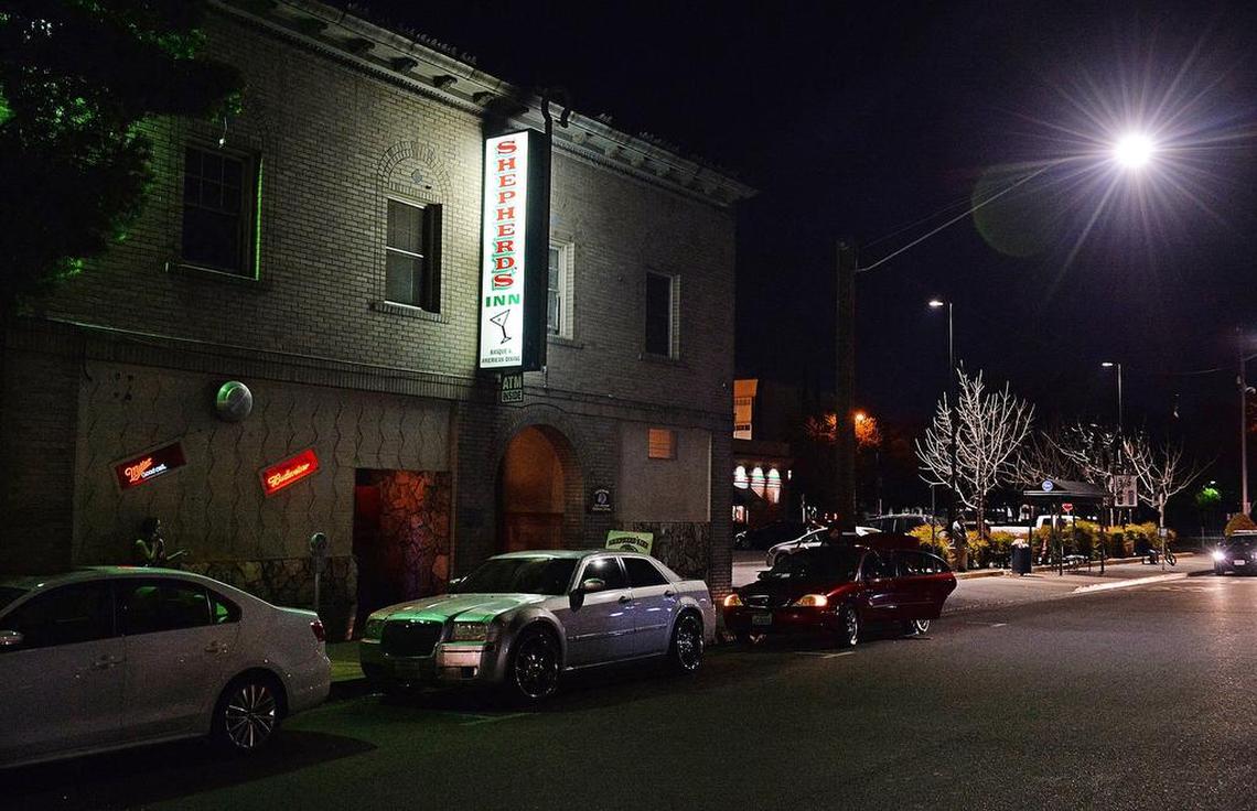 Shepherd's Inn restaurant and tavern is shown at its location in the Santa Fe Hotel on Santa Fe Street in downtown Fresno on Tuesday, March 27, 2018.