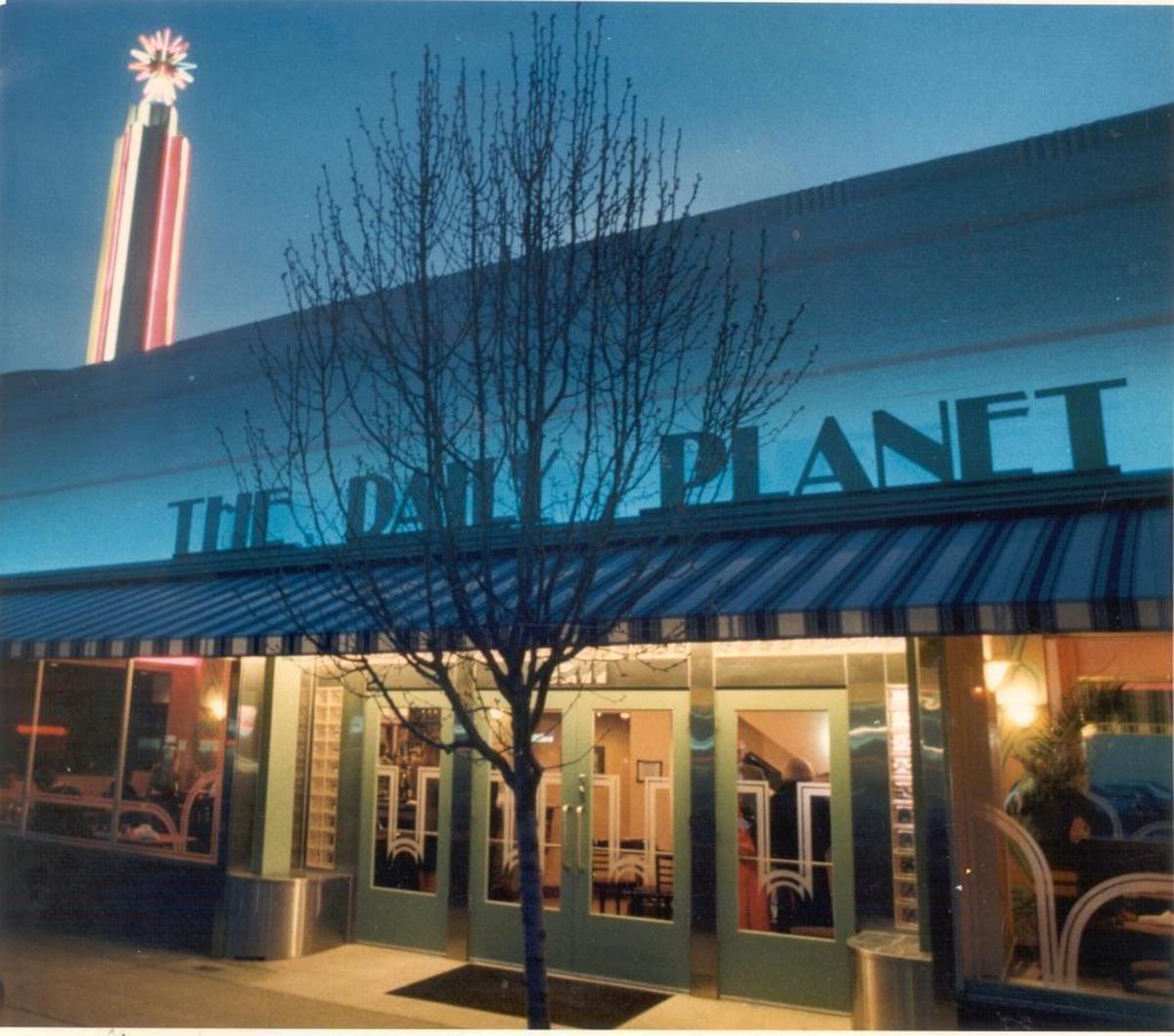 The Daily Planet restaurant was a favorite Fresno restaurant. It closed in 2005.
