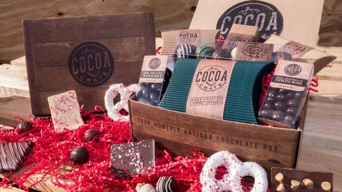 The Cocoa Crate sells boxes full of chocolates delivered to your door each month. The company was founded by Max Debbas, the son of chocolatier Guy Debbas.