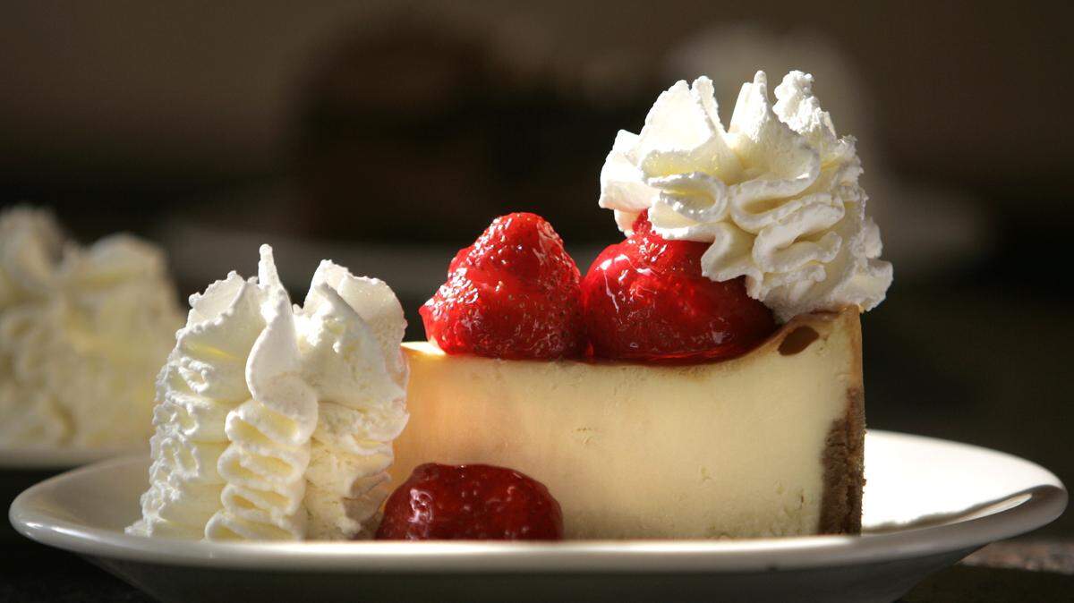 The strawberry cheesecake is the most popular kind of cheesecake at The Cheesecake Factory.