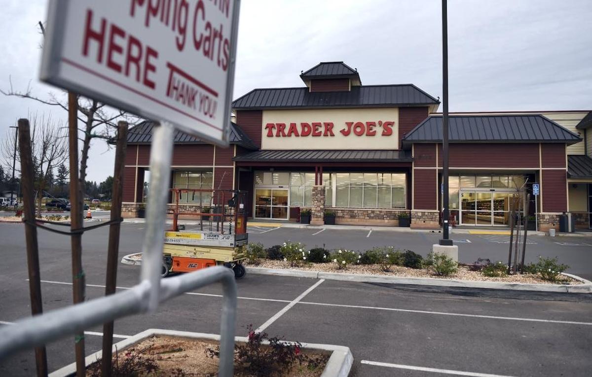 The new Trader Joe’s at the Park Crossing center located at Friant Road and Fresno Street pictured in a file photo from 2018.