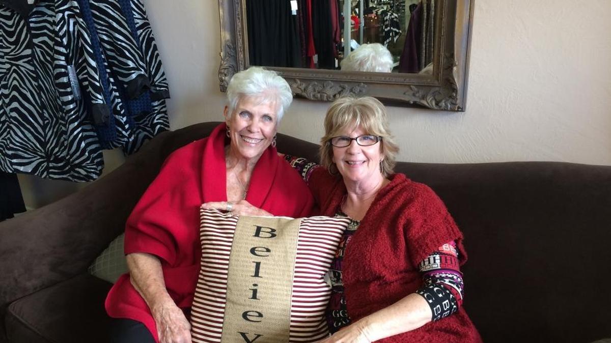 Barbara Holthe, left, founded Barbra’s Fashions in North Fork 40 years ago before moving it to Old Town Clovis 25 years ago. Julie Herring, right, now owns the women’s clothing boutique at 619 Fourth Street.