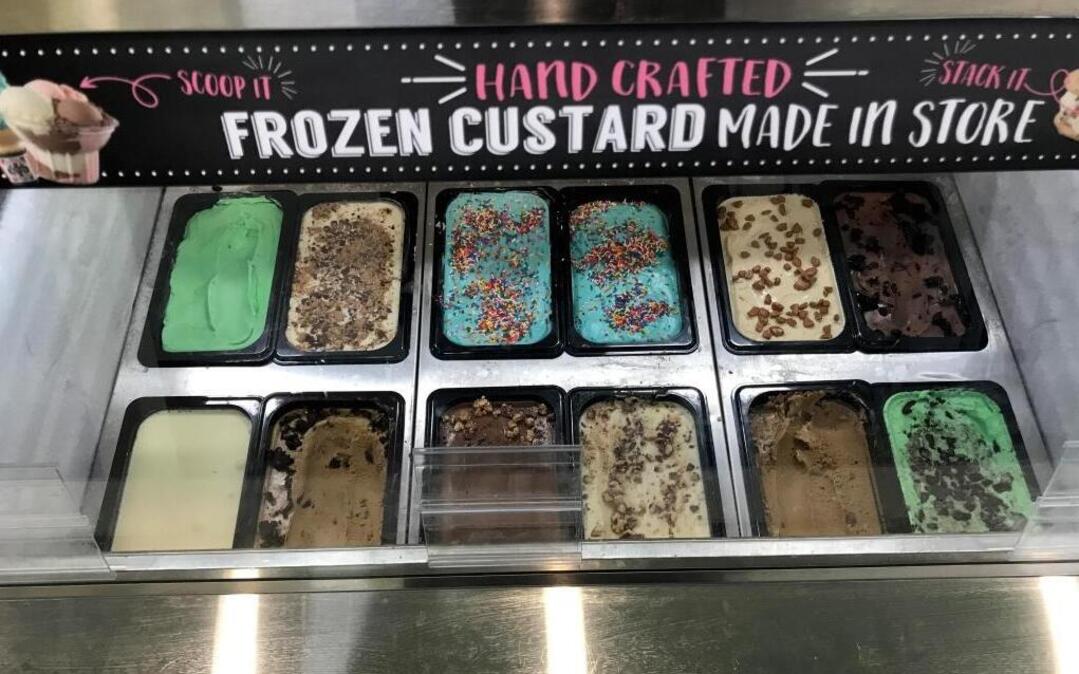 The new Rita’s of Fresno has added hand-scooped frozen custard, similar to ice cream in that it’s spooned into bowls, but has the creaminess of custard. It also sells Italian ice.