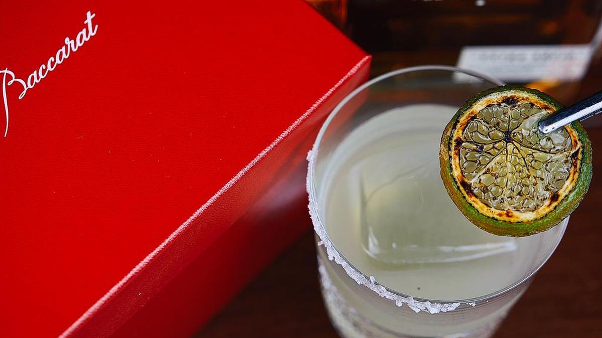 Fleming’s Prime Steakhouse & Wine Bar is selling a $100 margarita to celebrate Cinco de Mayo. It’s made with Tequila Herradura Selección Suprema and Grand Marnier Centenaire and served in a crystal Baccarat glass.