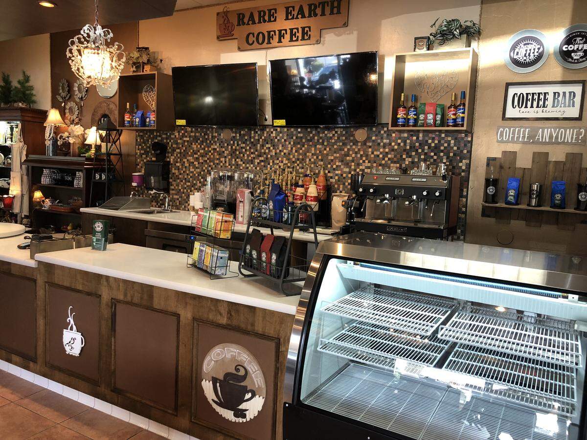 Locally owned Rare Earth Coffee has opened a coffee shop inside Jack’s Car Wash at Herndon and West avenues.