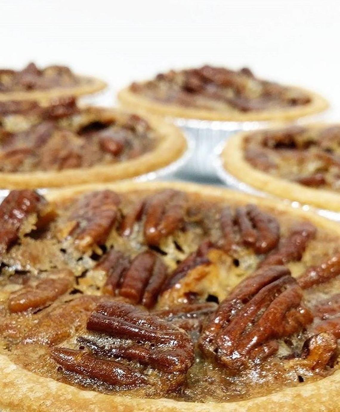 Chiffonos bakery has fruit pies as well as a pumpkin cheesecake.