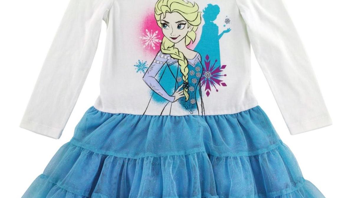 
JCPenney’s store brand Okie Dokie has added more Disney clothing for kids. The line includes new clothing from the movie “Frozen,” like this outfit featuring Elsa.
