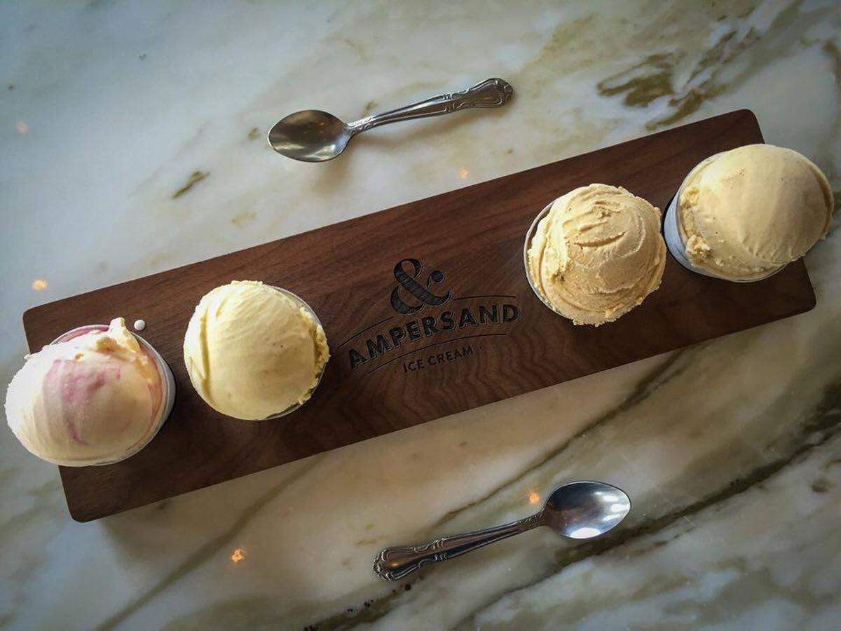 Ampersand Ice Cream makes its own ice cream from scratch and will bump up production with the opening of a new kitchen and ice cream shop this fall.