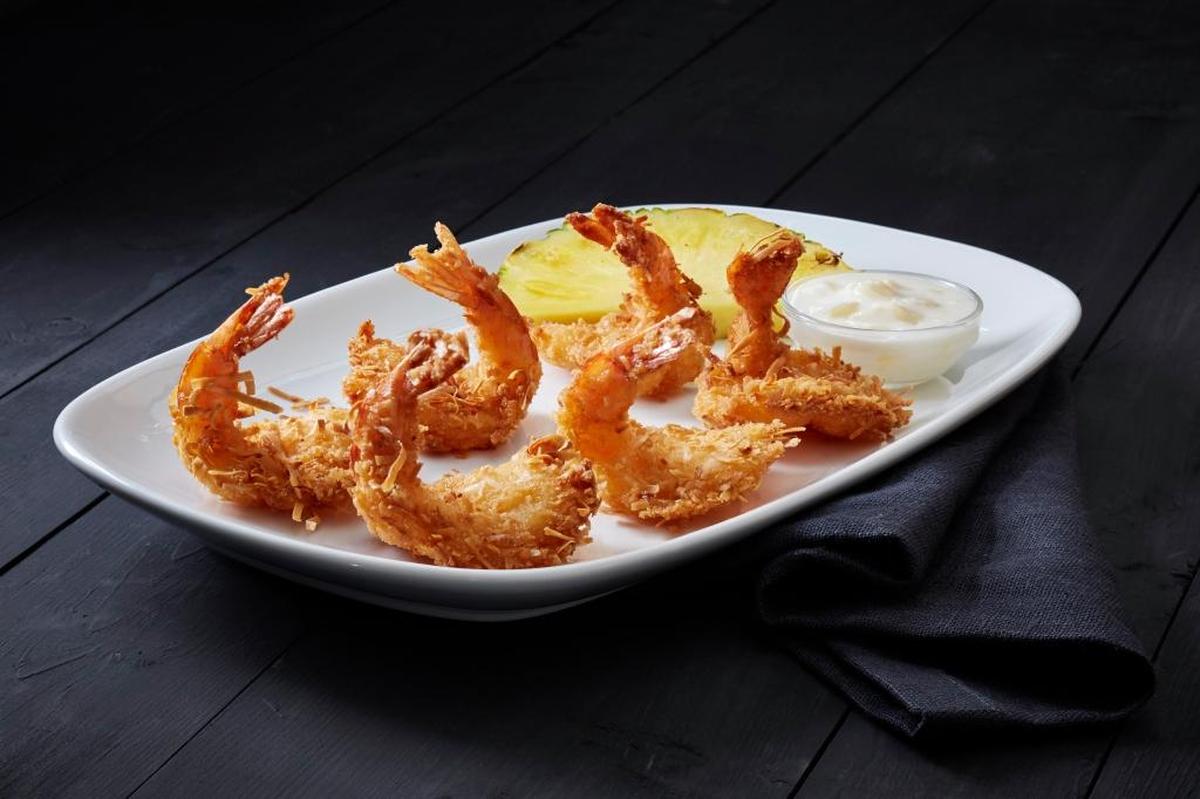 The Parrot Isle jumbo coconut shrimp at Red Lobster is one appetizer that veterans can get for free on Veteran’s Day.