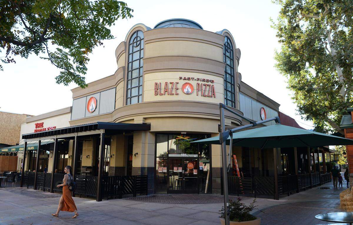 Blaze Pizza is opening a new location at the old Subway restaurant at River Park. 