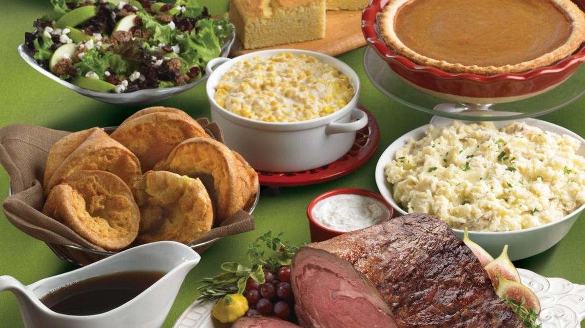 Marie Callender’s restaurants sell a take-home prime rib feast for the holidays.