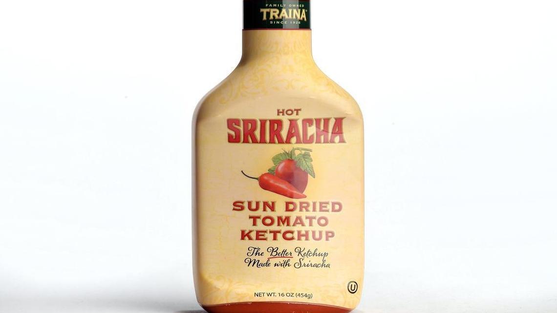 
Traina Hot Sriracha Sun Dried Tomato Ketchup is made in the Valley. 
