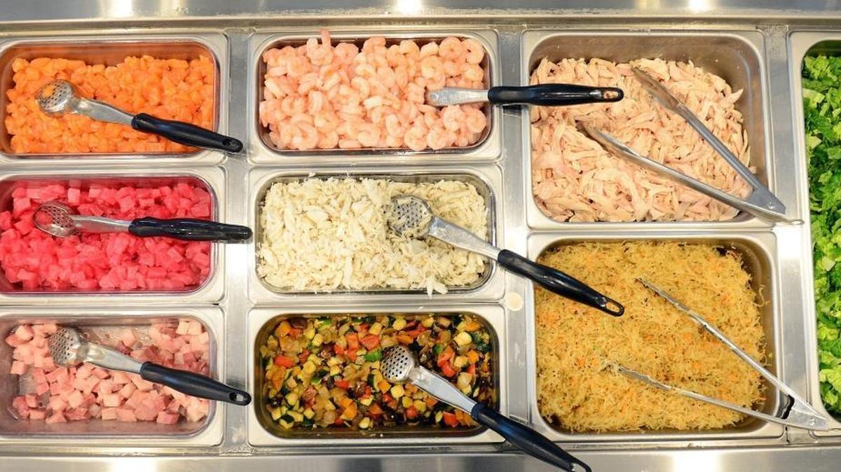 Various proteins are among the choices for poke bowls at Butterfish California Poke in north Fresno. There’s salmon, Ahi tuna and yellowtail as well as more non-traditional choices like chicken and vegetable mix.