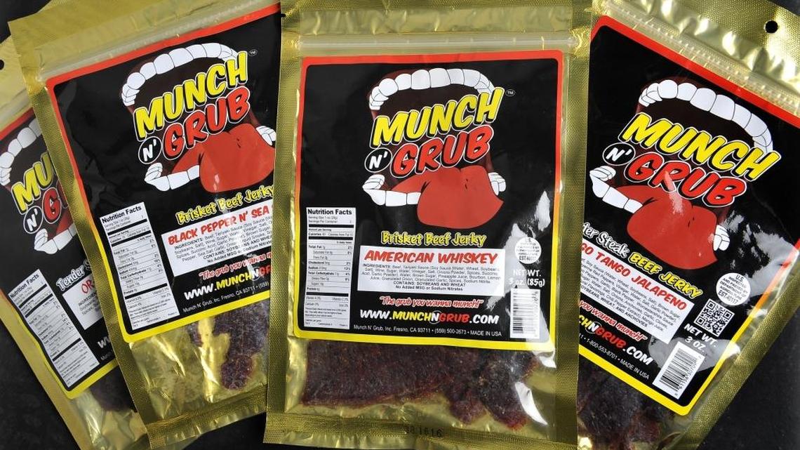 
Munch N’ Grub, which makes beef jerky in Fresno, has introduced 13 flavors, including one that is so hot it earned the name The Meltdown.
