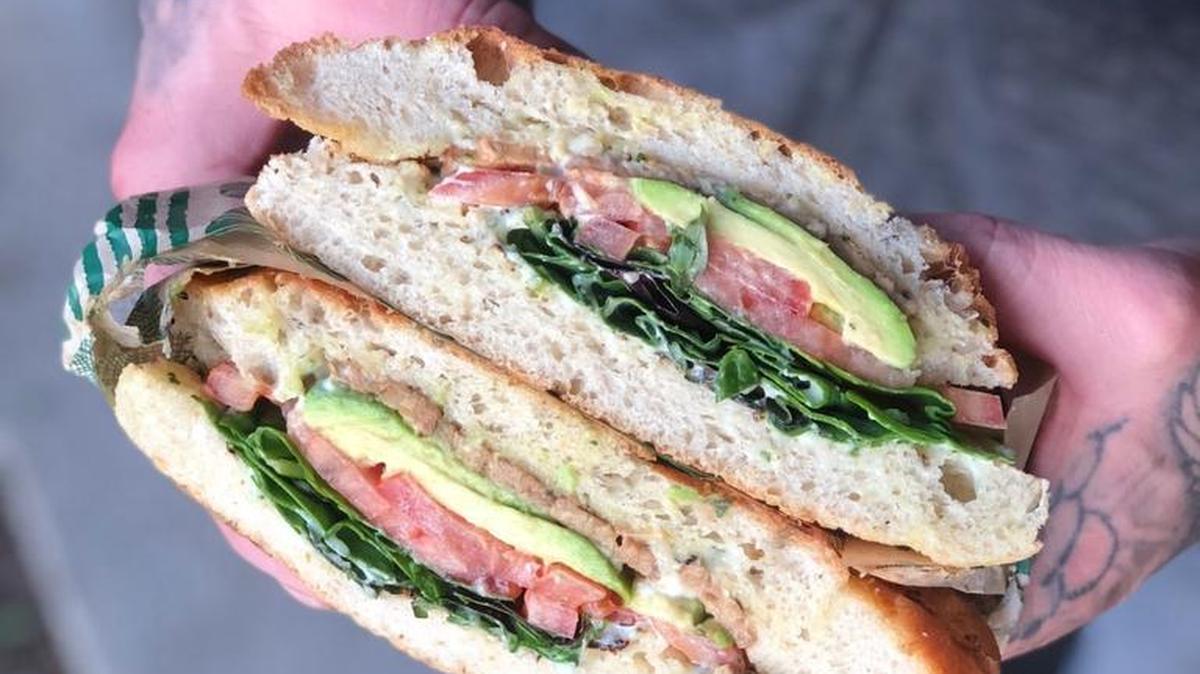The TTLA sandwich at Whole Foods Market.