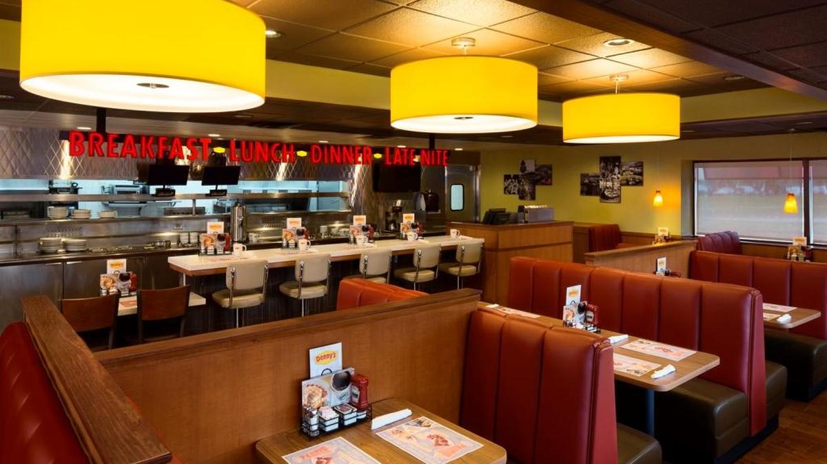 The Denny’s at Blackstone and Herndon avenues has been remodeled into the chain’s newest style, pictured here at another restaurant. It will celebrate Friday, Jan. 8, with discounts and prizes.