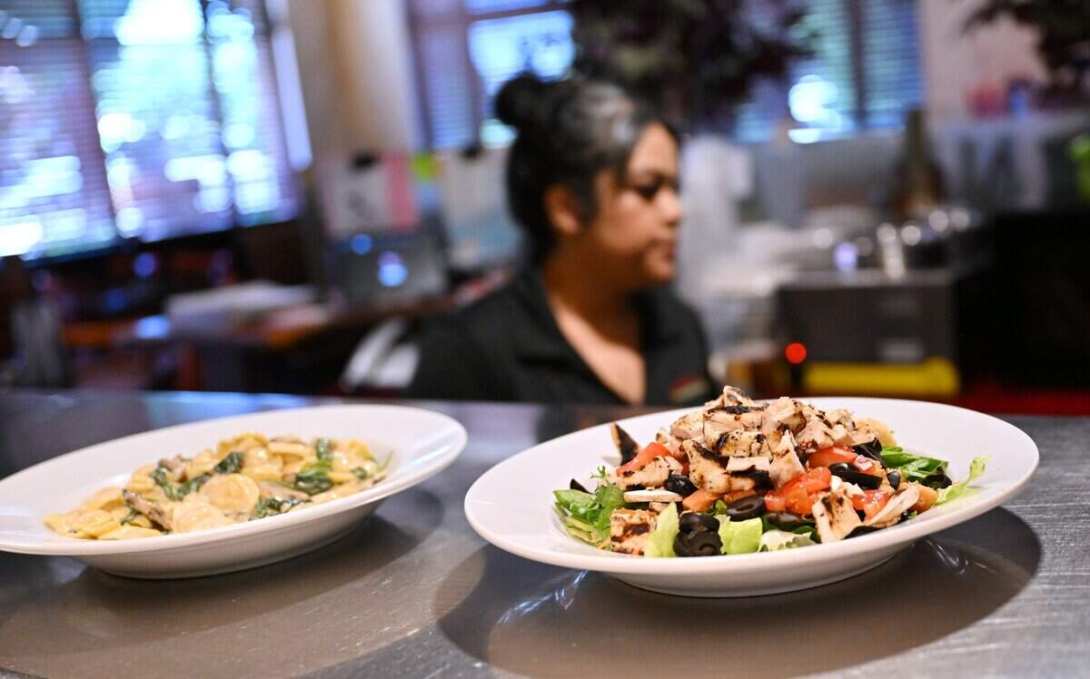 Food is ready to serve at owner Pat Dicicco's Andiamo Ristorane Italiano, the latest property in the Diccico family, located along Shaw Avenue just east of Clovis Avenue Monday, June 29, 2026 in Clovis.