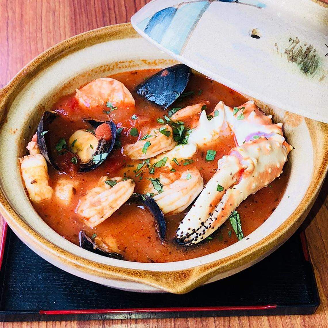 The Miso Cioppino is a popular seller at Namikaze, a new Japanese restaurant in north Fresno.