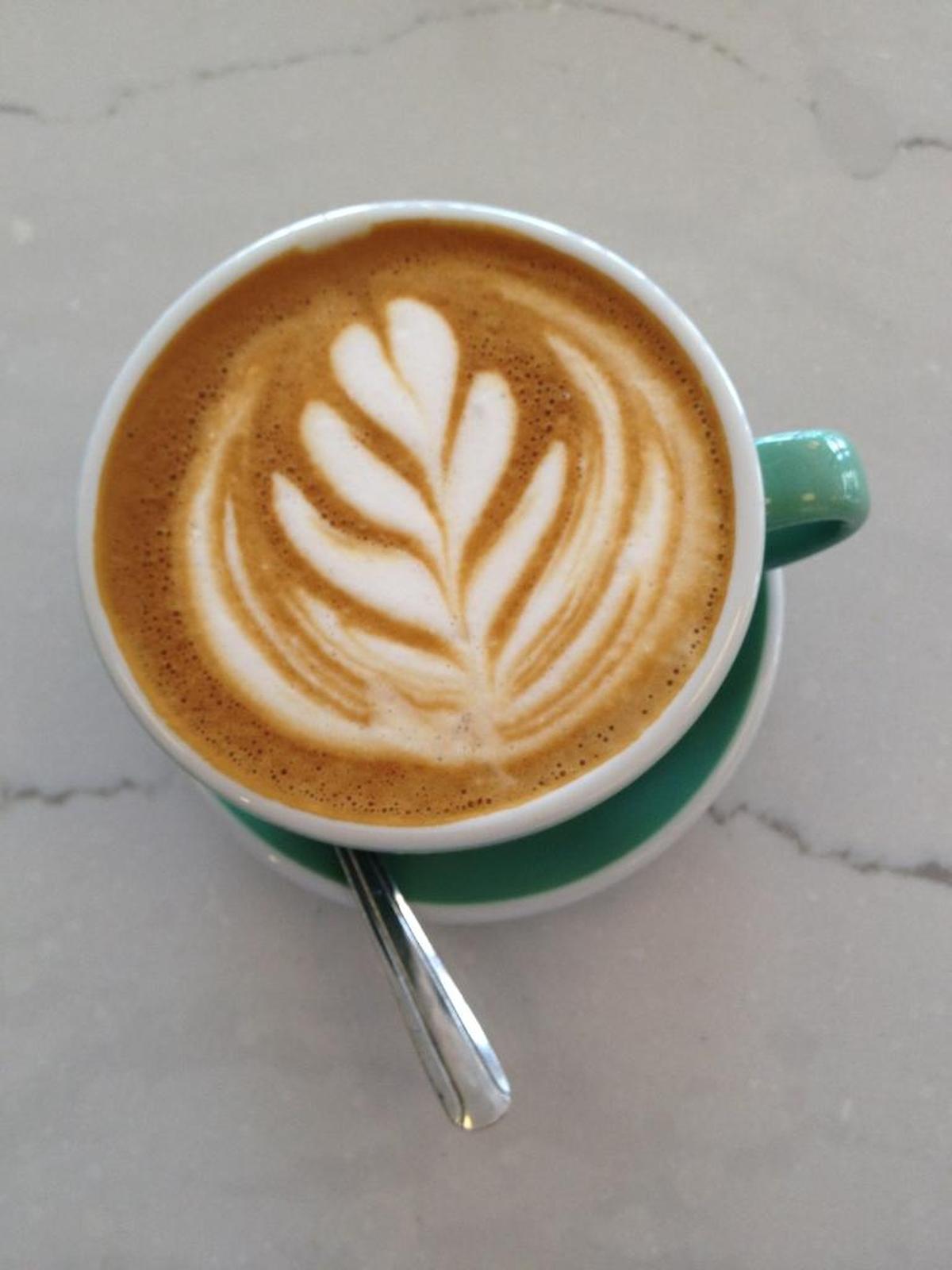Cafe latte from The Revue