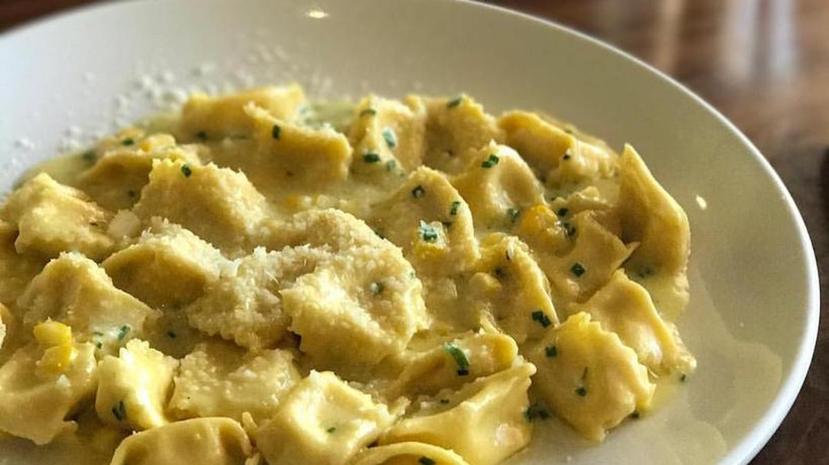 The Annex Kitchen uses Fresno State sweet corn as the filling for its agnolotti.