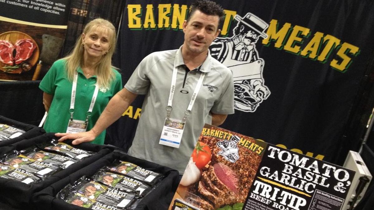 Jason Barnett of Barnett Meats in Oakhurst wants to be more than just a butcher shop and deli. That’s why the entrepreneur has introduced his own line of seasoned tri-tip.