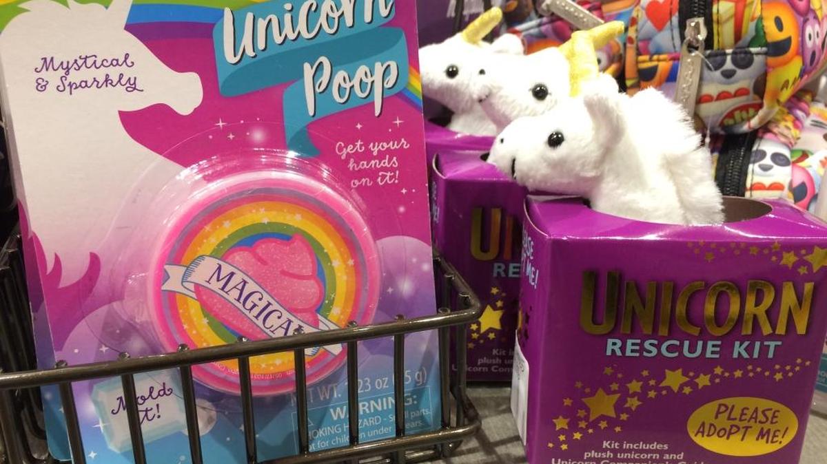 Paper Source in Fig Garden Village has some unicorn items, including unicorn poop.