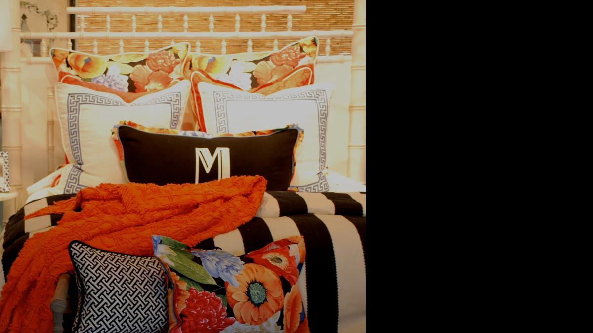 
When we design custom bedding ensembles, we always start with a fabric we are gaga about. 
