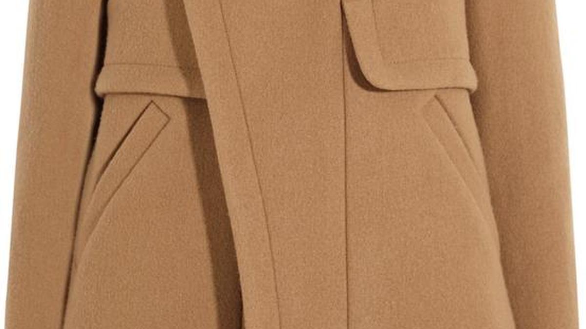 A neutral coat is a wardrobe must. Chloe soft wool big lapel knee length coat, $2995, at NET-A-PORTER.com.