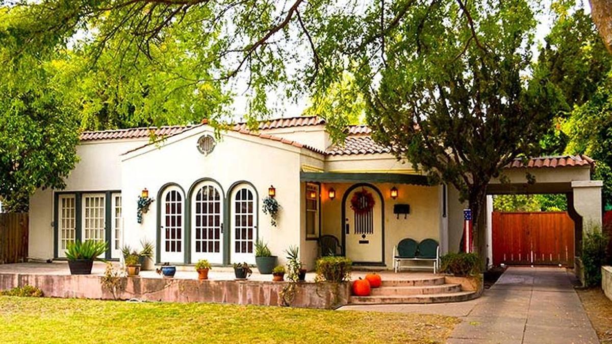 One of four vintage homes that will be on display Dec. 5 for the Fresno High Neighborhood Holiday Home Tour.