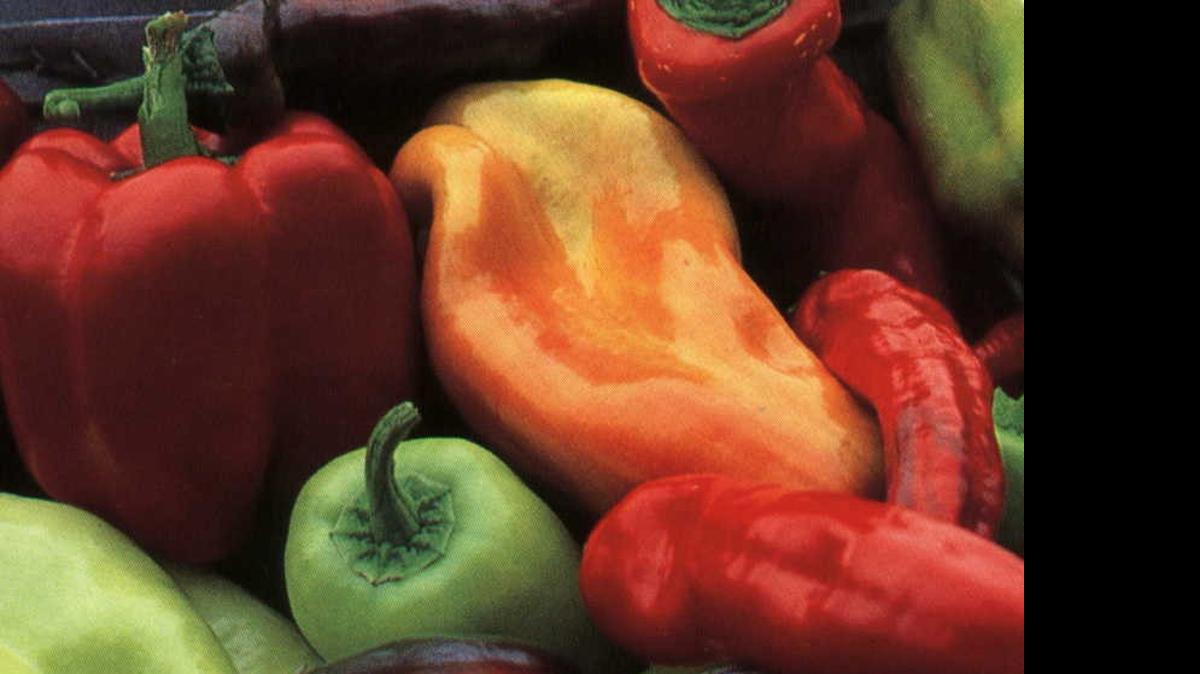 
 Peppers can tolerate high heat in the summer.
