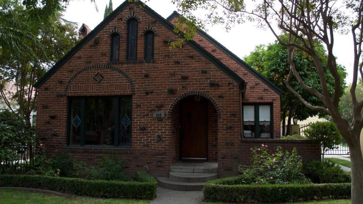 This brick Tudor-style home is one of four homes that can be toured during the 20th annual Fresno High Neighborhood Holiday Home Tour on Monday, Dec. 7.