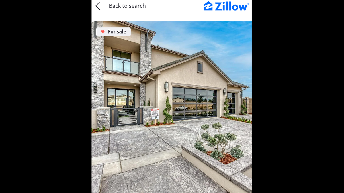An “exquisite” five-bedroom estate for sale in Fresno boasts of a “resort-style backyard” with a custom pool and fire pit, as well as golf course views.