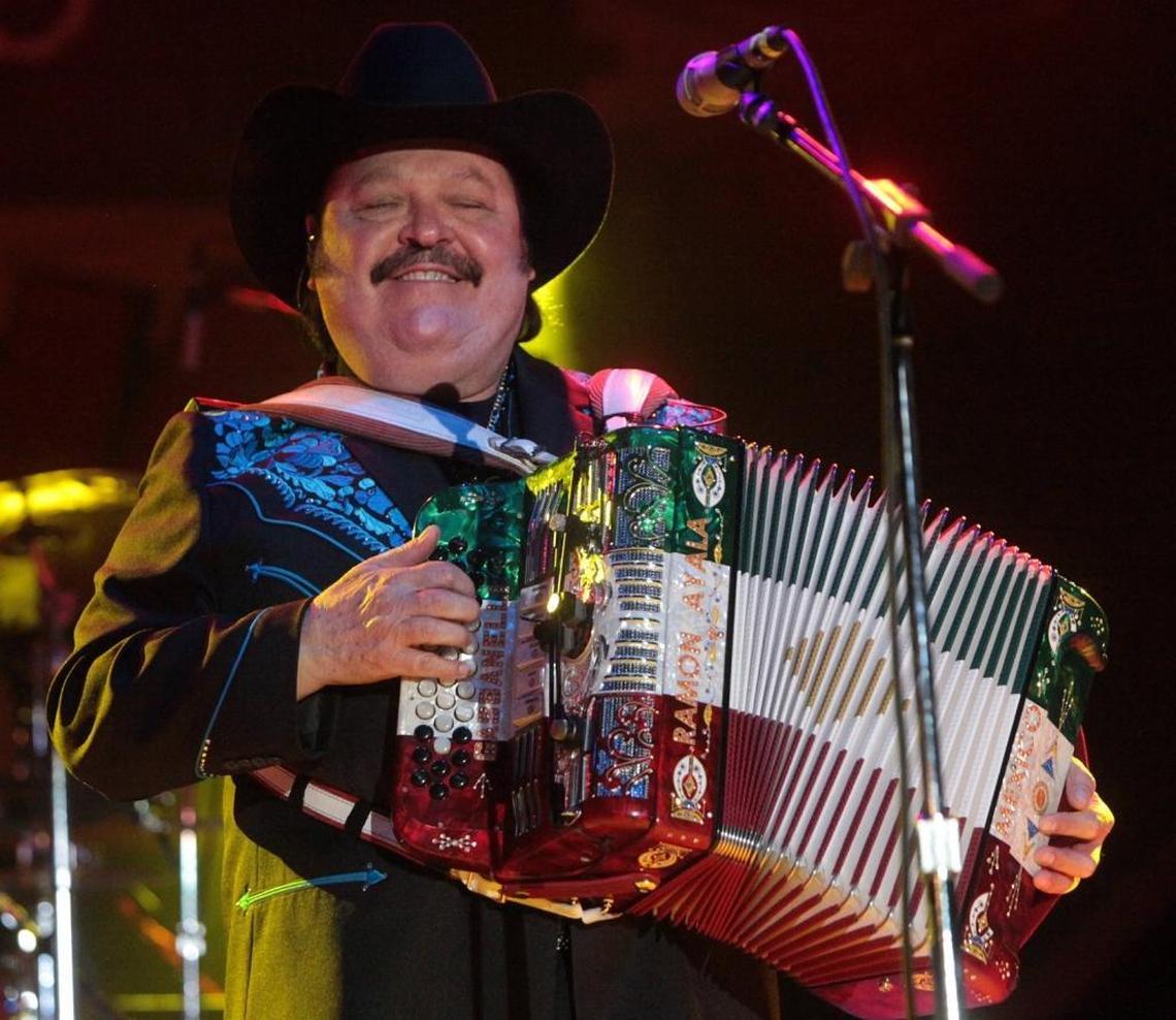 COVER B2013FRESNO 10/06/2013 DAC VIDA RAMON AYALA - Mexican great Ramon Ayala performs at The Big Fresno Fair on Oct. 6, 2013. A sold-out crowd packed the Paul Paul Theatre, where Ayala performed some of his greatest pieces. About 100 tickets were copied and distributed, leaving at least 50 paid spectators without a seat.B-1 01/01/14