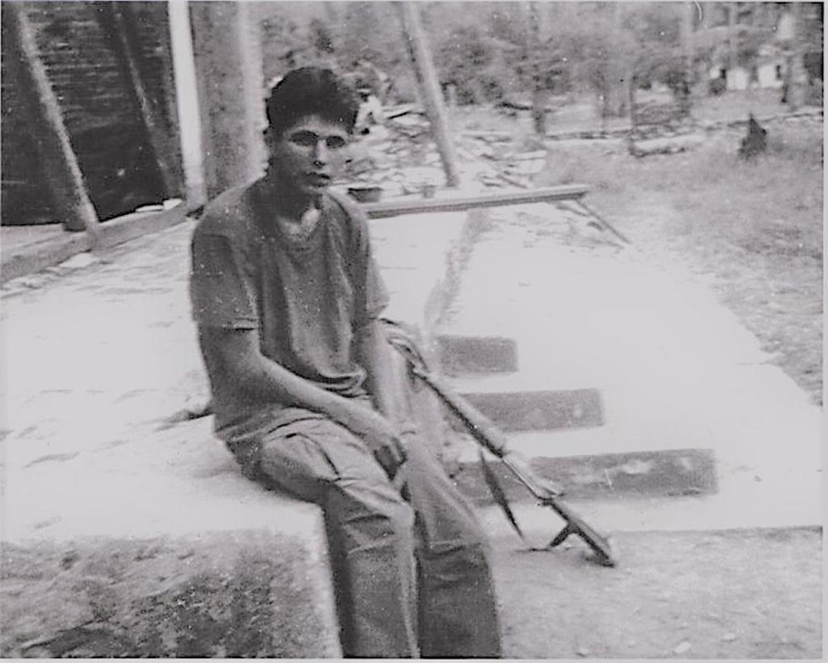 Manuel Blunt in Vietnam. He was deployed to fight in Southeast Asia in 1967.