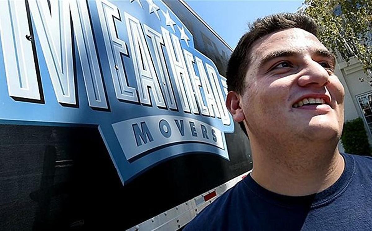 Meathead Movers worker Theo Stratigos, a former Bullard High football and rugby player, talks about the rewarding experience of helping victims of domestic abuse to start a new life, Thursday, Sept. 28, 2017. Meathead Movers is providing free moving service for victims of domestic abuse through the Marjaree Mason Center.