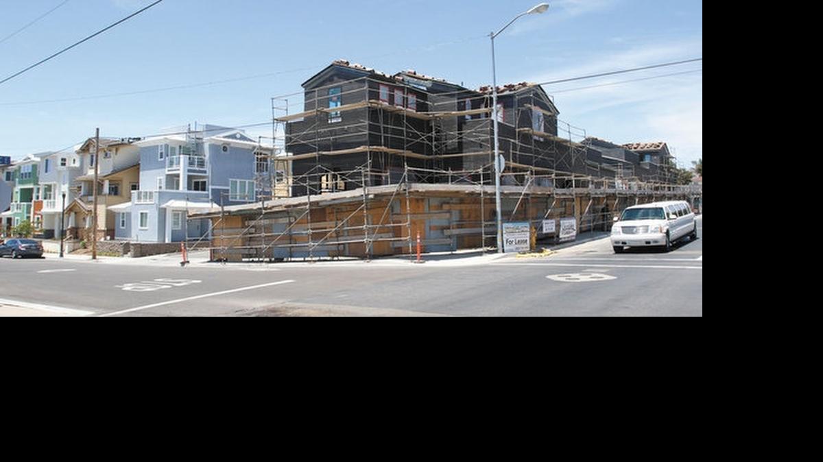 
The Vistas at Pismo Village project is under construction at the corner of Price Street and Wadsworth Avenue in downtown Pismo Beach.
