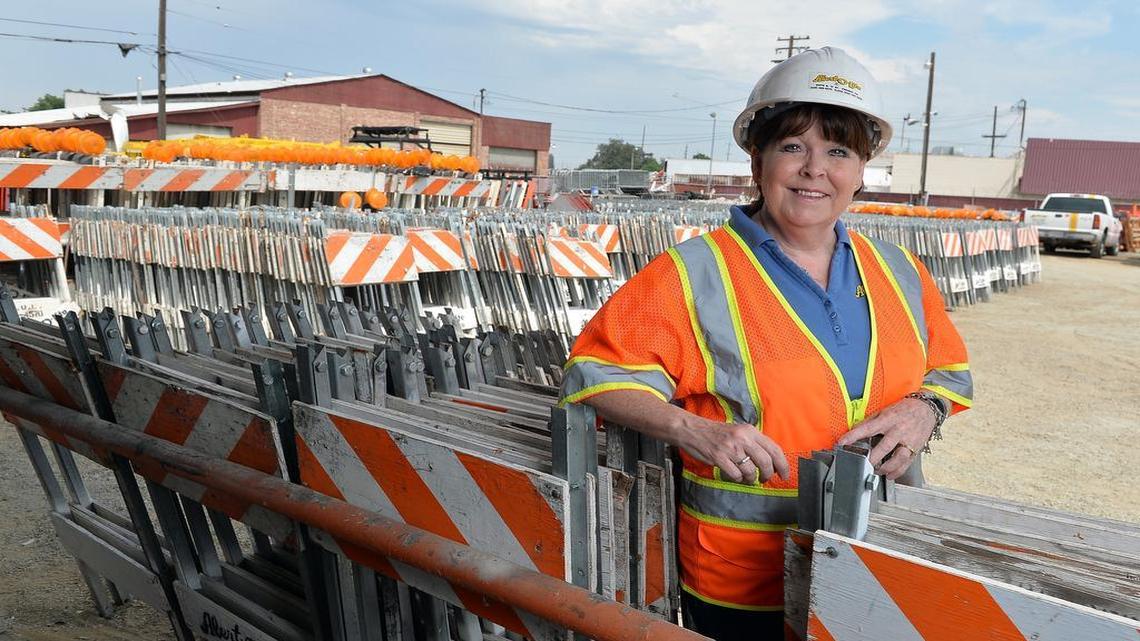 
Alert-O-Lite president Debbie Hunsaker at the South G Street in Fresno, California on July 2, 2015. The business just opened another location in Paso Robles and will be moving their Fresno location to a new site due to the high-speed rail project.
