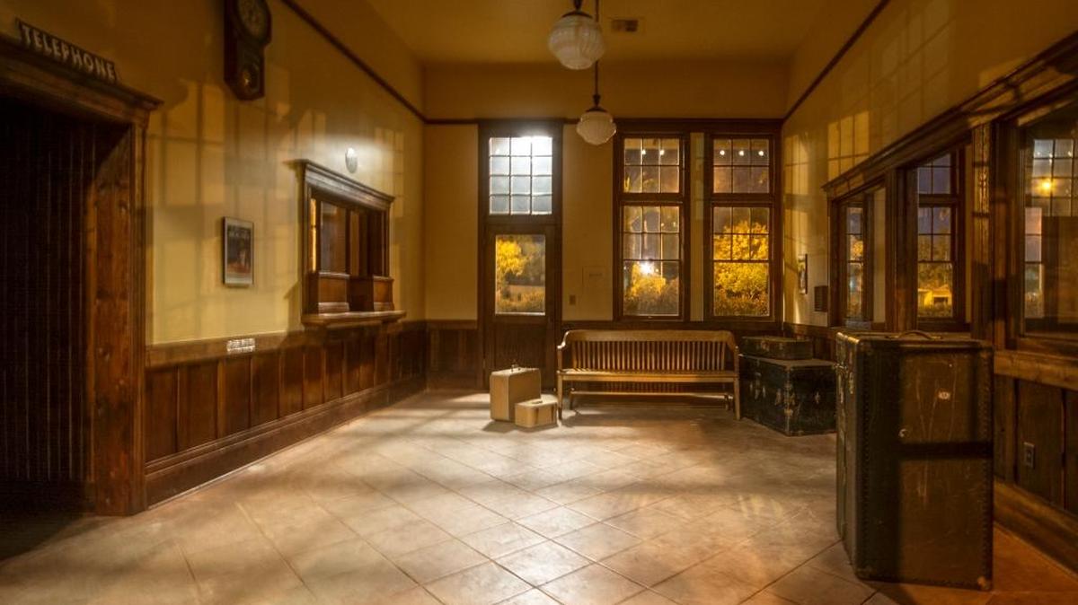 Interior of the Historic Kingsburg Depot