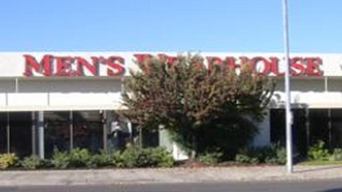 The Men’s Wearhouse on Shaw Avenue across from Fashion Fair in Fresno.