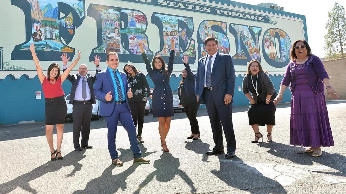 Central Valley Latino giving circle founders, from left, Yuliana Franco, Lazaro Salazar, Jose Antonio Ramirez, Maggie Navarro, Dora Westerlund, Angela Vega Hiyama, Tim Rios, Sandra Reyes Herrera Flores and Margarita Rocha want to raise $100,000 by April 2017 for Latino organizations trying to make a difference in the Valley.