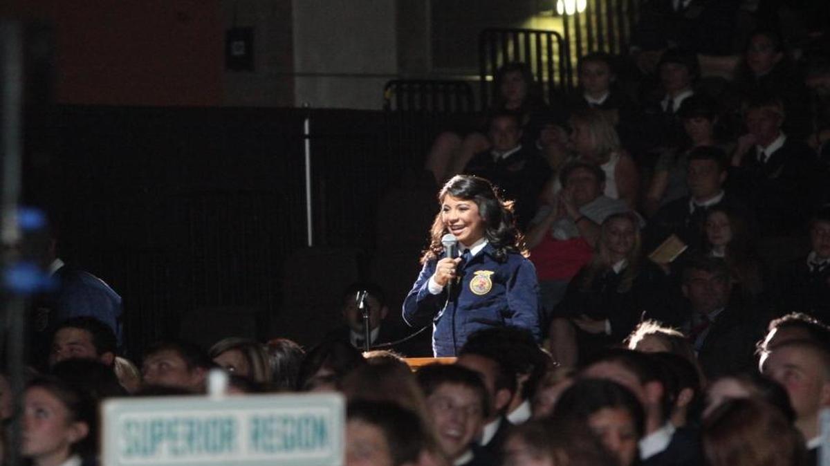 The California State FFA Leadership Conference annually draws thousands of high school students to Fresno for four days of career-oriented competitions and workshops.