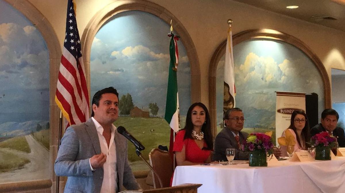 Gov. Aristóteles Sandoval speaks to Fresnans about Jalisco, Mexico, and the similarities between California’s Central Valley and his state.