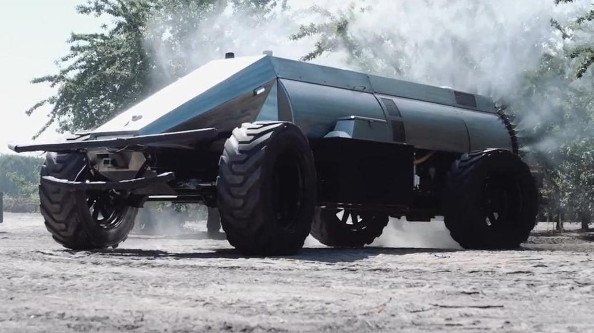 The Global Unmanned Spray System, or GUSS, is the first unmanned spray rig.