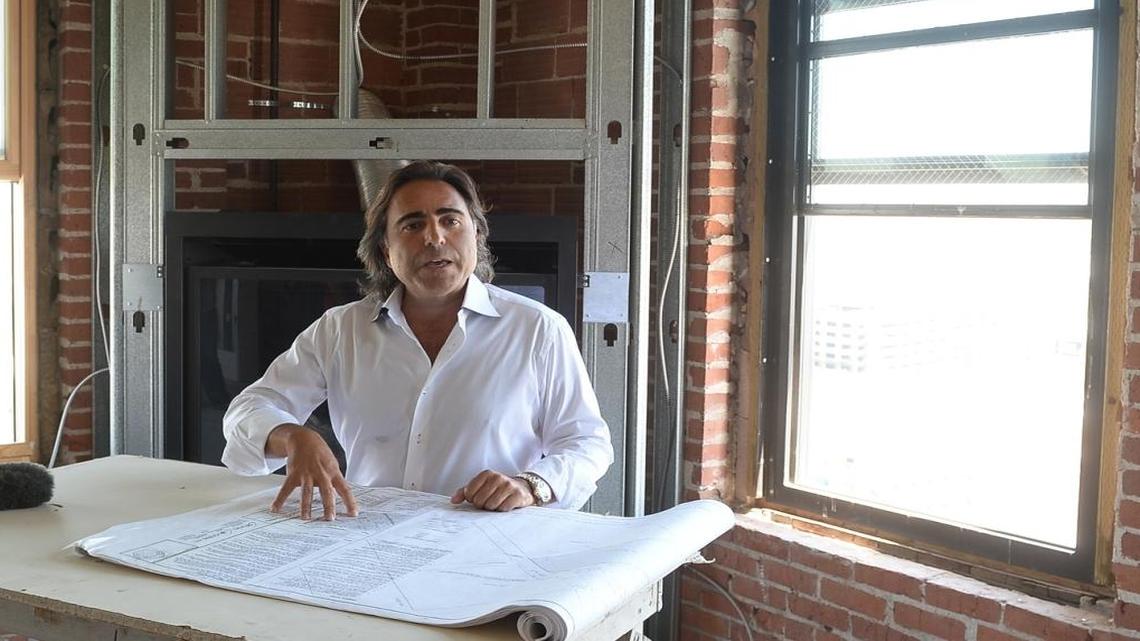
In a Bee file photo, Pacific Southwest Building owner Sevak Khatchadourian talks about plans to build convert several floors into residential lofts. Now he is renovating two floors into a collaborative, creative workspace called Workspace.
