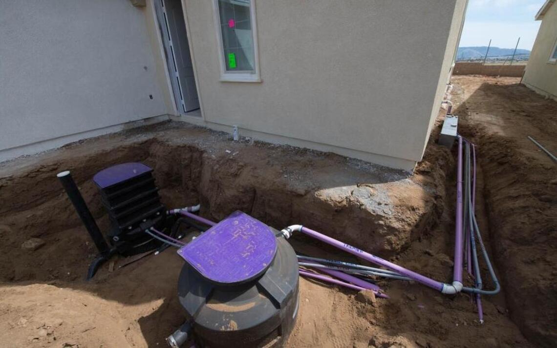 Gary McDonald Homes installs home water recycling system