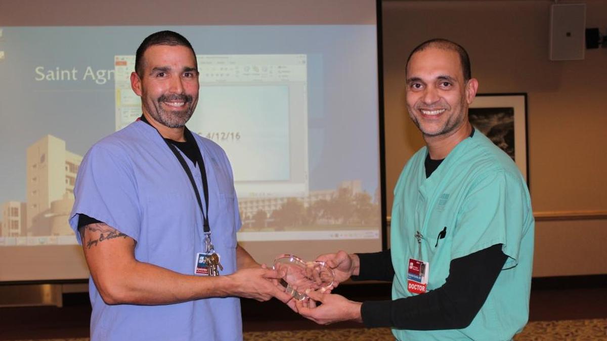 Apoloneo Ramirez (left)