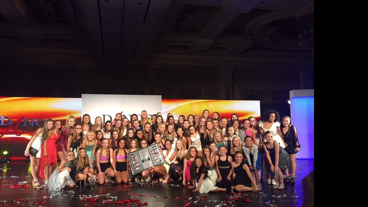 
The winners of The Dance Awards’ 2015 Studio of the Year, the Dance Studio of Fresno.

