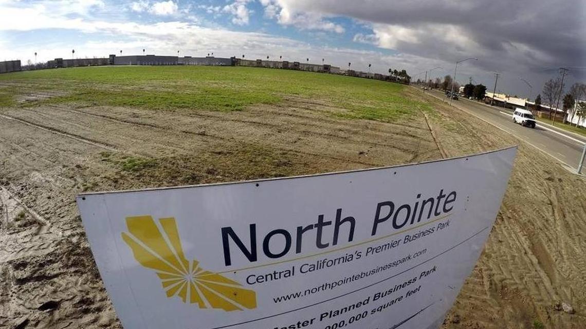 The North Pointe business park in Fresno is where Amazon wants to build a fulfillment center.