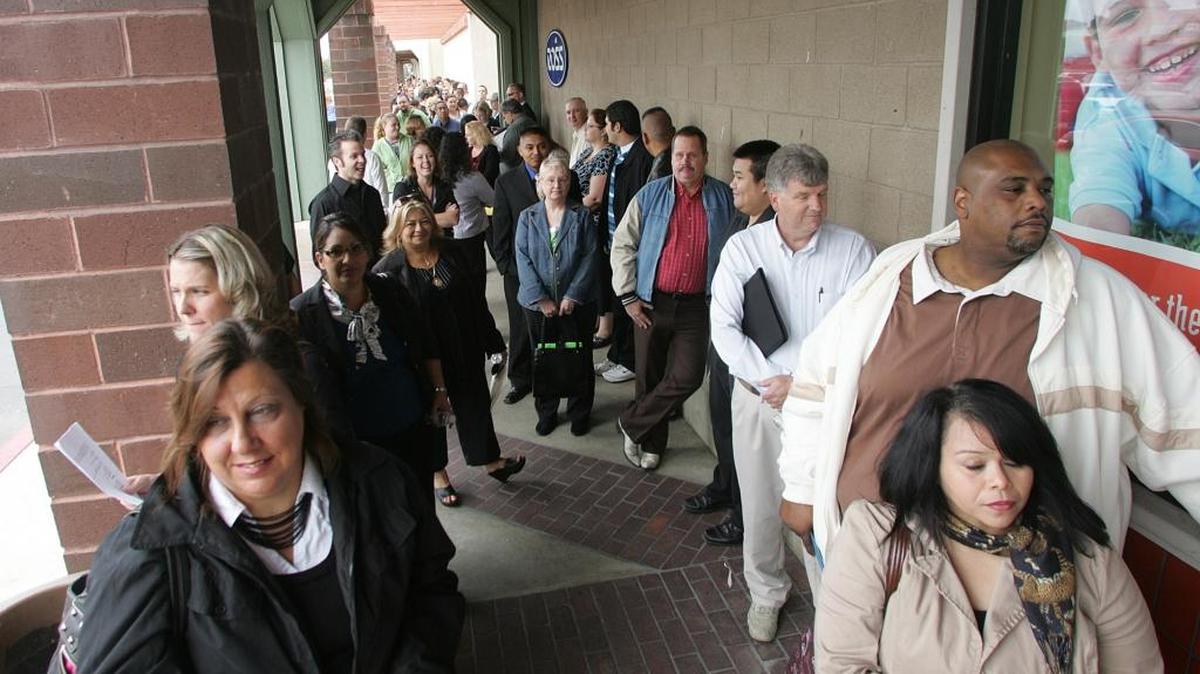 People lined up by the hundreds in 2010 to fill out applications for about 500 jobs at an Alorica call center in Clovis. The company relocated its Clovis operations to northwest Fresno in 2017, but last year closed up shop in Fresno. The closure put almost 800 people out of work.