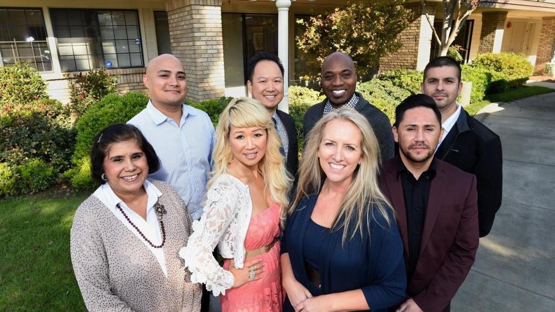 Movoto, which got its start as an online real estate search company, has opened a brokerage office in Fresno, at 6475 N. Palm Avenue, Suite 105. Staff from left, front row: Marian Medeles, real estate agent, Liz Chu, real estate agent, Julie Fulcher, area manager, Rigo Rivela, real estate agent. Back row, from left: Eddie Rendon, broker, Mark Chu, broker, Gary Carter, broker, Patrick Gallardo, real estate agent.